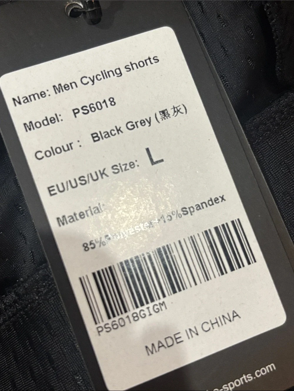 NWT souke sports men’s cycling shorts compression padded bike shorts large